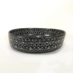 Mbare Large Black Mud Cloth Bowl Home Goods