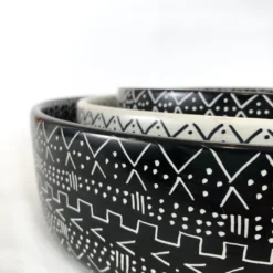 Mbare Medium Mud Cloth Bowl 9 Mbare Medium Mud Cloth Bowl