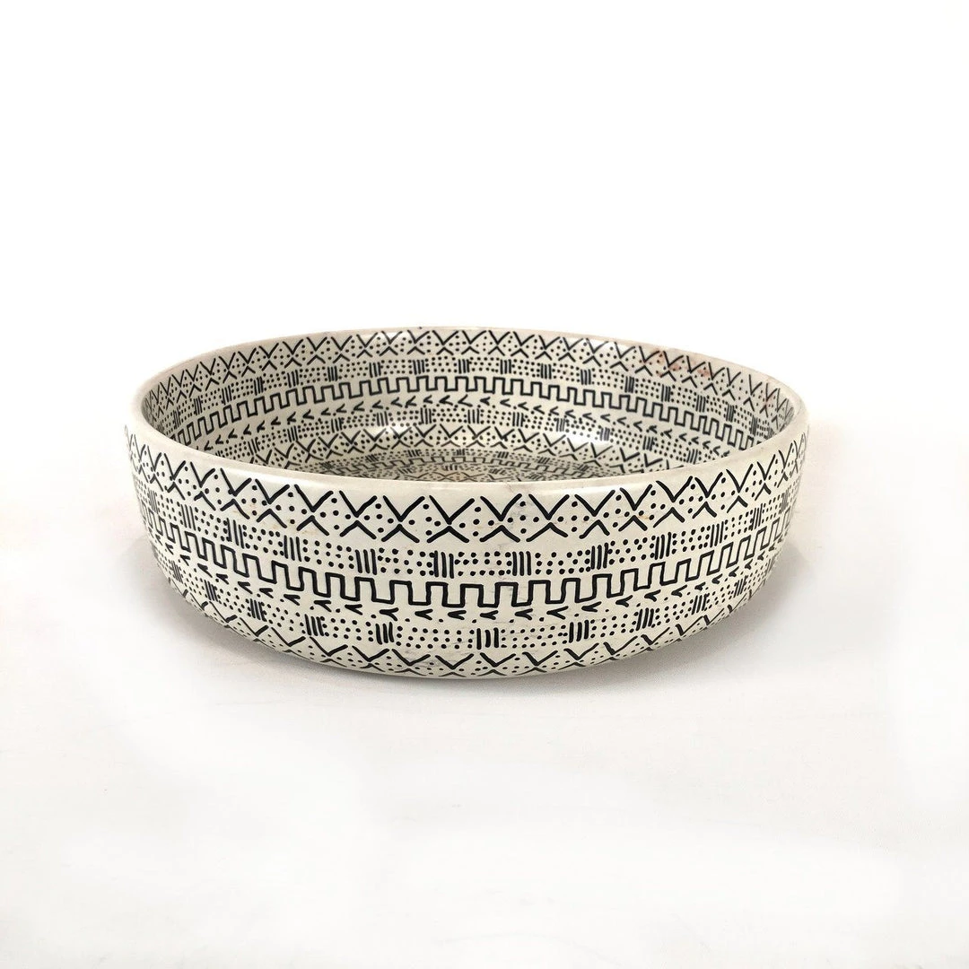 Mbare Medium Mud Cloth Bowl 3 Mbare Medium Mud Cloth Bowl