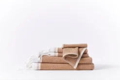Coyuchi Mediterranean Towels - Rust