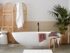 Coyuchi Mediterranean Towels - Shadow / Deep Pewter 12 Coyuchi Mediterranean Towels - Shadow / Deep Pewter