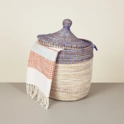 Mbare Medium Two-Tone Hamper Basket