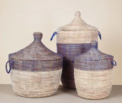 Mbare Medium Two-Tone Hamper Basket