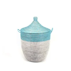 Mbare Medium Two-Tone Hamper Basket
