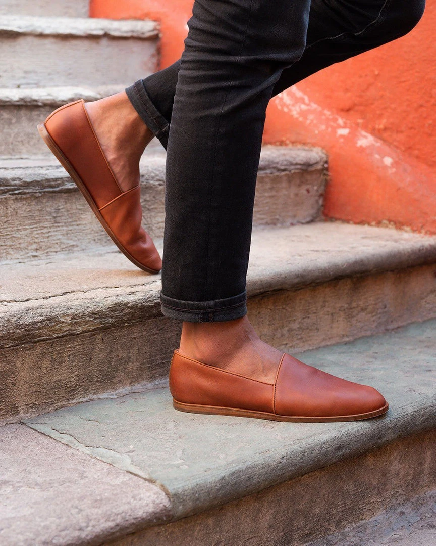 Nisolo Men's Alejandro Slip On - Brandy 7 Nisolo Men's Alejandro Slip On - Brandy