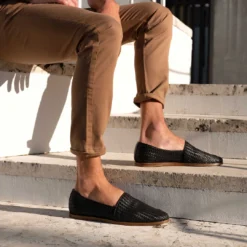 Nisolo Men's Alejandro Woven Slip On Best Sellers