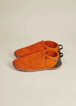 Kyrgies Men's Wool Tengries Slippers - Orange