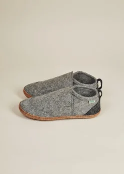 Kyrgies Men's Wool Tengries Slippers - Gray