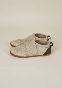 Kyrgies Men's Wool Tengries Slippers - Oatmeal Best Sellers