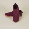 Kyrgies Men's Wool Tengries Slippers - Plum