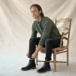 Nisolo Men's All-Weather Chelsea Boot - Black