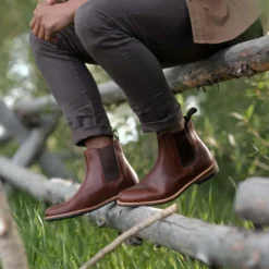 Nisolo Men's All-Weather Chelsea Boot - Brandy