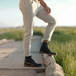 Nisolo Men's Andres All Weather Boot - Black