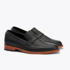 Nisolo Men's Chamberlain Penny Loafer - Black