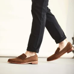 Nisolo Men's Chamberlain Penny Loafer - Oak