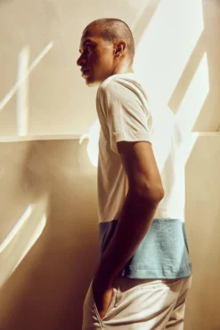 No Nasties Men's Color Block Tee