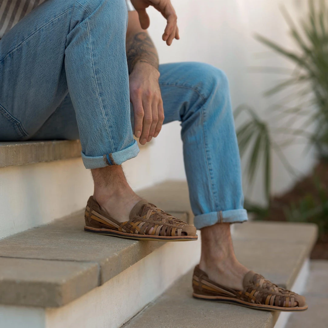 Nisolo Men's Colorblock Huarache Sandal 4 Nisolo Men's Colorblock Huarache Sandal