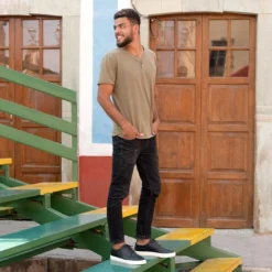 Nisolo Men's Diego Low Top Sneaker - Black