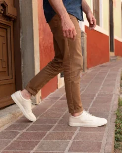 Nisolo Men's Diego Low Top Sneaker - Bone