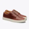 Nisolo Men's Diego Low Top Sneaker - Brandy