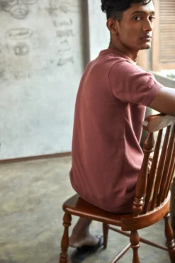 No Nasties Men's Knit Polo Shirt