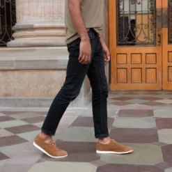 Nisolo Men's Lightweight Flex Derby - Nutmeg