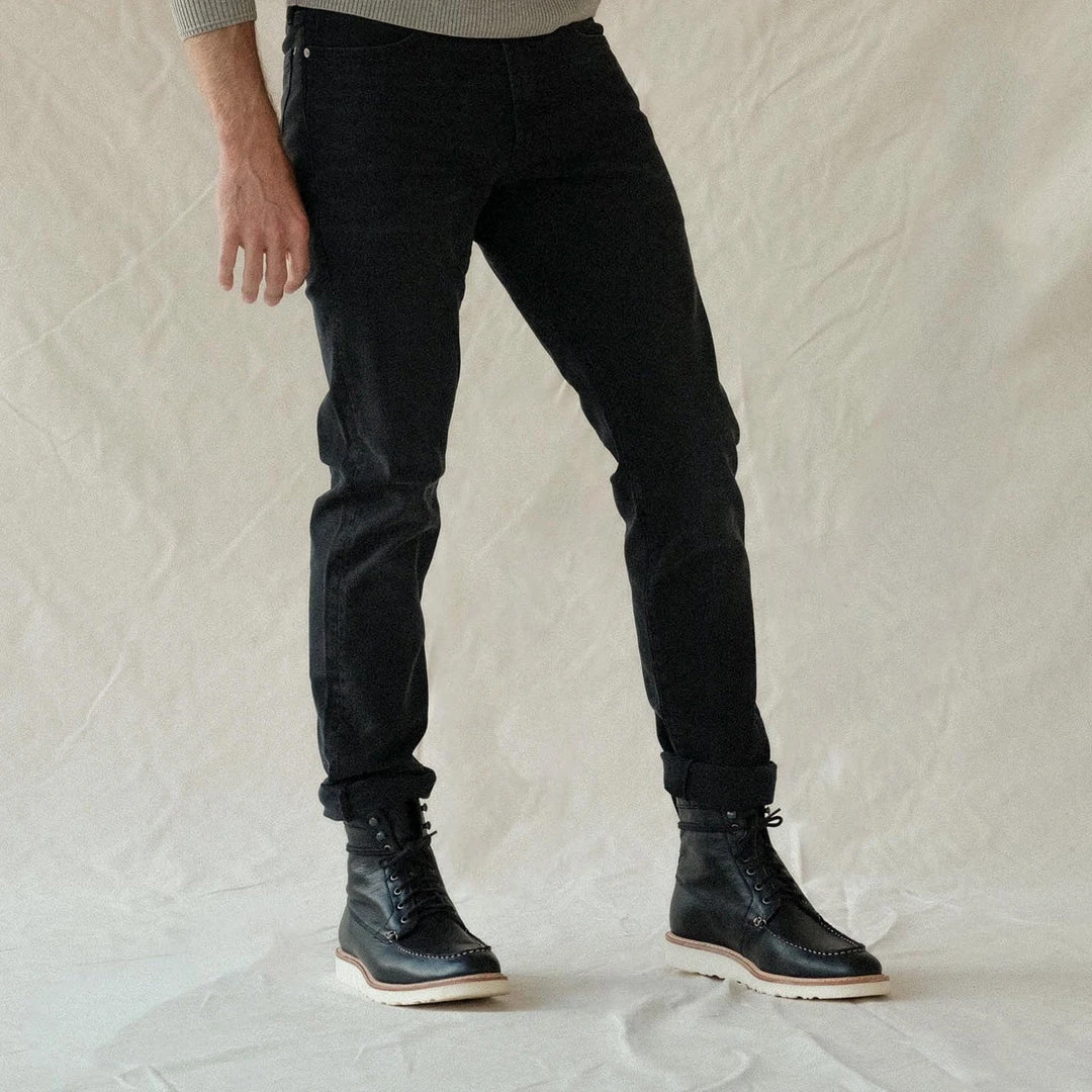 Nisolo Men's Mateo All-Weather Boot - Black 5 Nisolo Men's Mateo All-Weather Boot - Black