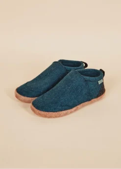 Kyrgies Men's Wool Tengries Slippers - Navy