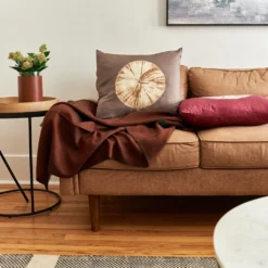 Studio Variously Home Goods Merlot Merino Blanket