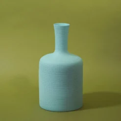 Middle Kingdom Home Goods Cold Mountain Tulip Porcelain Vase - Denim