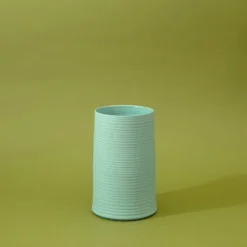 Middle Kingdom Home Goods Cold Mountain Porcelain Vase - Denim Blue