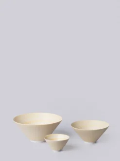Middle Kingdom Conical Porcelain Bowl - Mango Kitchen + Dining