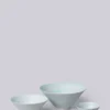 Middle Kingdom Conical Porcelain Bowl - Robin Egg Blue