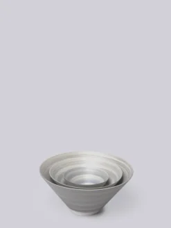 Middle Kingdom Kitchen + Dining Conical Porcelain Bowl - Slate