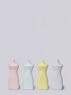 Middle Kingdom Curvy Porcelain Vase