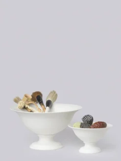 Middle Kingdom Best Sellers Footed Porcelain Vase - Bisque