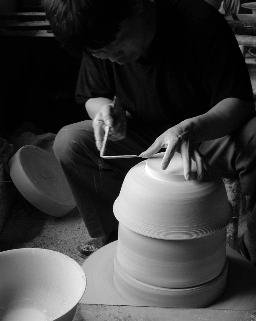 Middle Kingdom Best Sellers Footed Porcelain Vase - Bisque 10 Middle Kingdom Best Sellers Footed Porcelain Vase - Bisque