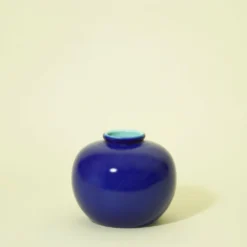 Middle Kingdom Home Goods Glossy Jade Ring Porcelain Vase