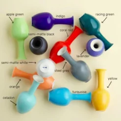 Middle Kingdom Glossy Mini Porcelain Vase 8 BIPOC Owned