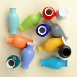 Made Trade Sales 12 Middle Kingdom Glossy Mini Porcelain Vase 9 BIPOC Owned