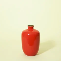 Middle Kingdom BIPOC Owned Glossy Small Plum Porcelain Vase 12 Middle Kingdom BIPOC Owned Glossy Small Plum Porcelain Vase