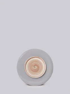 Middle Kingdom Hermit Porcelain Plate - Steel Grey Kitchen + Dining