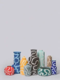 Middle Kingdom Memphis Small Plum Porcelain Vase Best Sellers