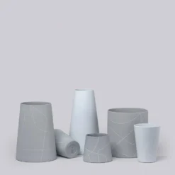 Middle Kingdom Small Wide Porcelain Cone - Ice Home Goods