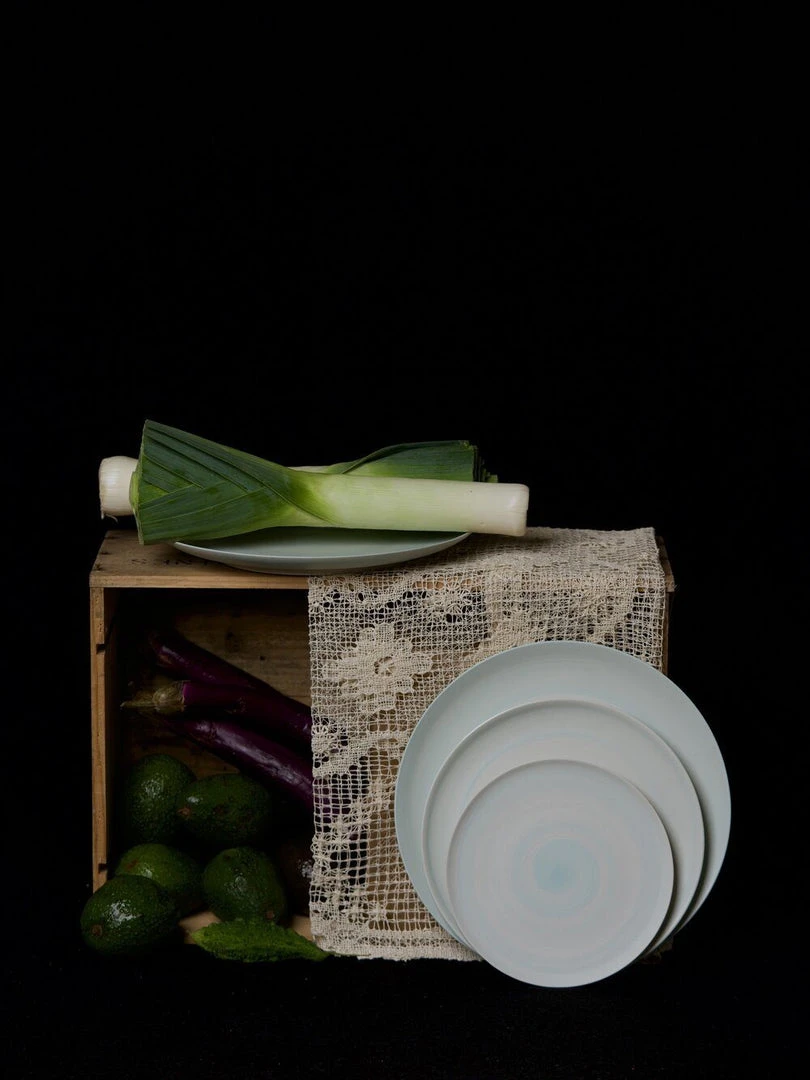 Middle Kingdom Porcelain Wash Ware Plate - Robin Egg Kitchen + Dining 4 Middle Kingdom Porcelain Wash Ware Plate - Robin Egg Kitchen + Dining