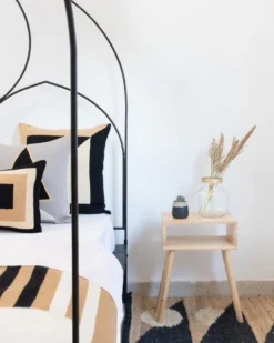 Leah Singh Midnight Jewel Wool Throw Pillow Cover - Gray Home Goods