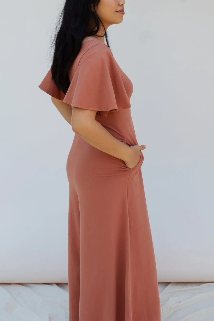 Mien Villa Flutter Sleeve Jumpsuit Clothing 16 Mien Villa Flutter Sleeve Jumpsuit Clothing