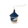 Azizi Life Miniature Basket Ornament - Blue BIPOC Owned