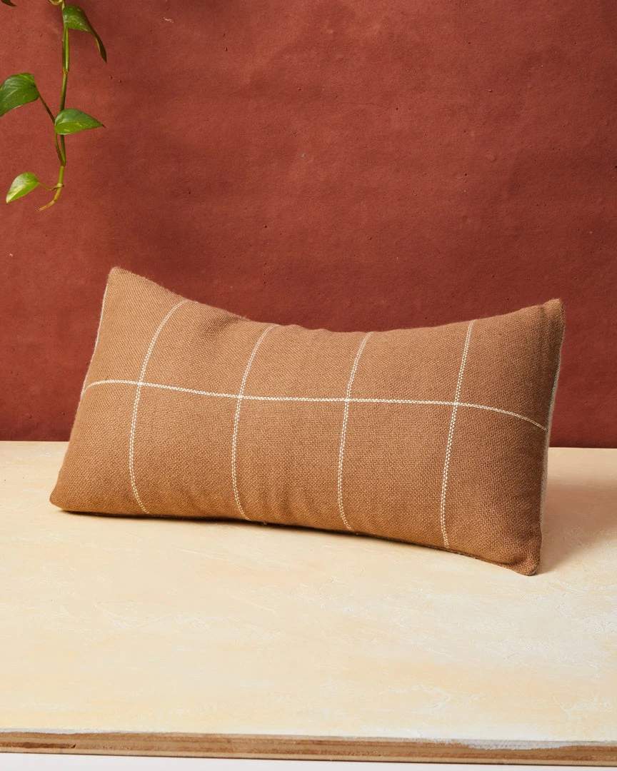 Minna Anni Wool Lumbar Pillow - Cedar Home Goods 3 Minna Anni Wool Lumbar Pillow - Cedar Home Goods