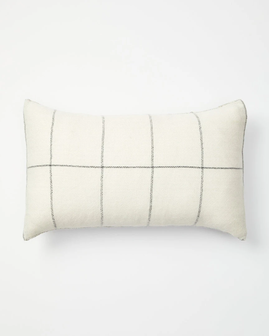 Minna Home Goods Anni Wool Lumbar Pillow - Cream 4 Minna Home Goods Anni Wool Lumbar Pillow - Cream